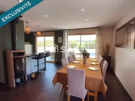 vue château chalon  piscine  zéro travaux !