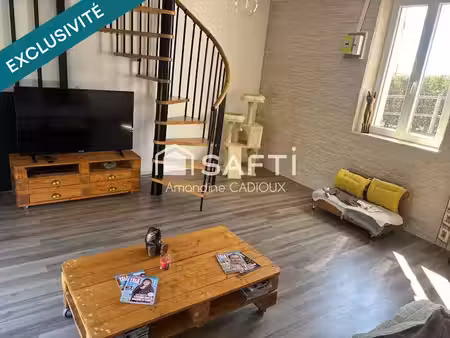 vente maison 5 pièces 92 m² à saint-laurent-sur-mer (14710)  170 000 €