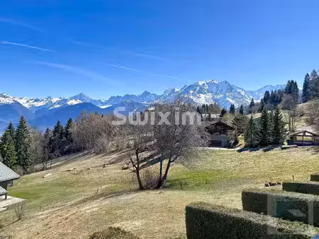 studio à vendre à combloux face à la chaîne du mont-blanc