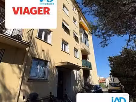 vente appartement 3 pièces viager à nice (06000) : à vendre 3 pièces viager / 54m² nice
