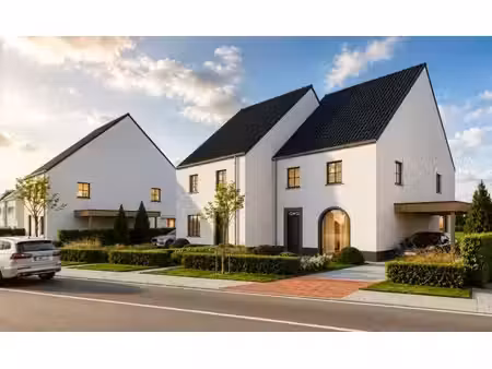 nieuwbouw halfopen bebouwing op ruime percelen te zottegem