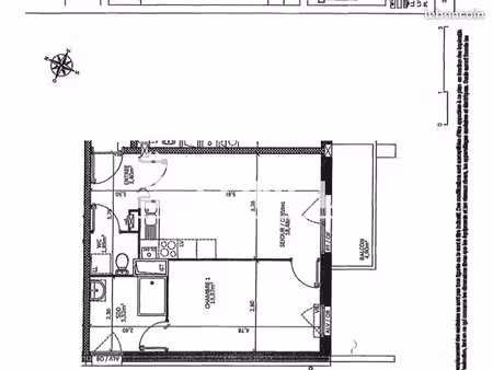 appartement 2 pièces 42 m²