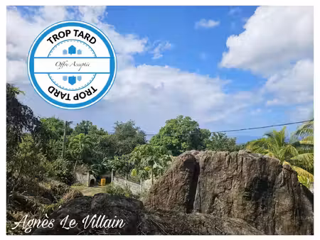 terrain vue mer grosses roches de 1 041 m2