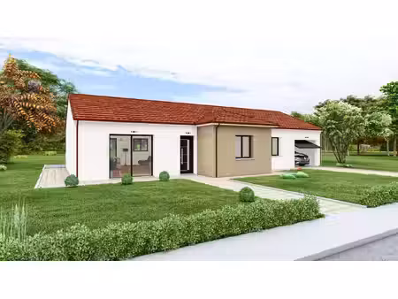 terrain avec maison neuve à vendre