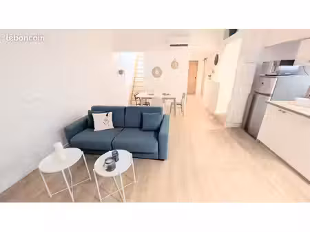 appartement meublé t2 + terrasse