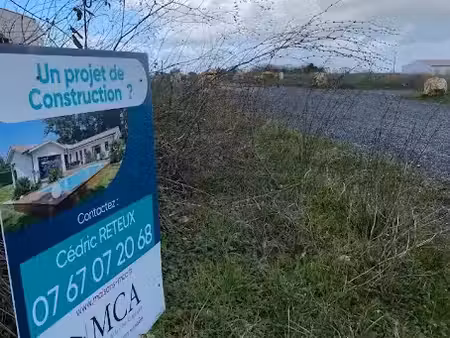 vente terrain 617 m² à corme-royal (17600)  80 210 €