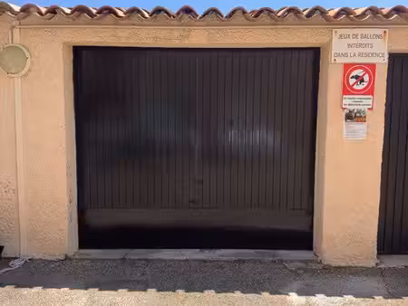 vente garage fermé – sausset-les-pins – résidence les amphores – bord de mer