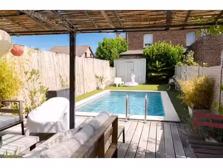 maison 3ch avec piscine chauffée et jardin à beersel