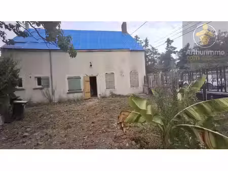 cravant – maison à reconstruire suite à sinistre – terrain arboré de 960 m²