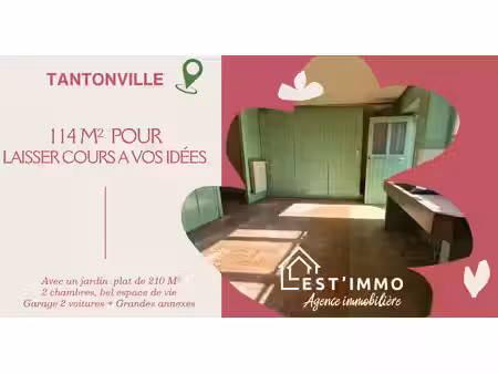 114 m2 à tantonville -. renovation interieure a prevoir