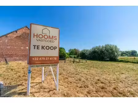 bouwgrond (6a 87ca) voor een open bebouwing