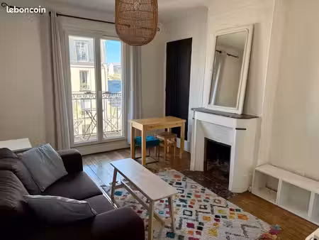 appartement t2 meublé (32 m2) avec balcon filant – jules joffrin (paris 18e  rue ordener)