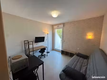 appartement t1 18m² meublé — idéal pour étudiant proche campus du creusot