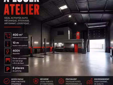 garage automobile à louer en location-gérance – gréasque 13