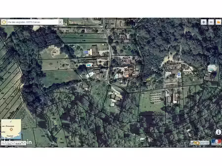terrain quartier des anglades  1040 m² libre constructeur