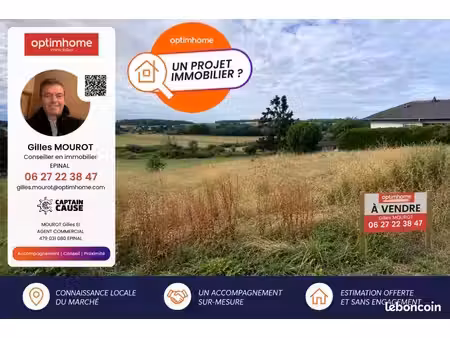 terrain 1 049 m² harol
