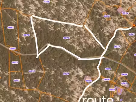 terrain de loisirs agricole non constructible