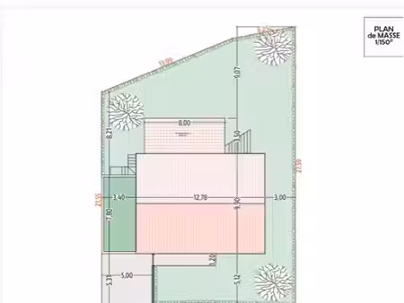 terrain 481m2 constructible