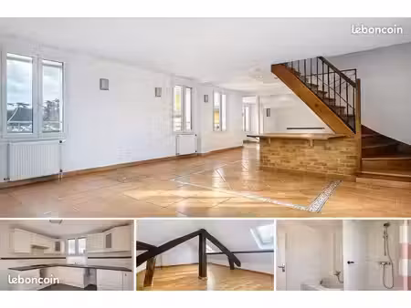 appartement duplex lumineux de 105 m² – cœur de ville de lisieux