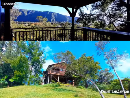 chalet 2ch. plaine palmistes vue mer & montagne