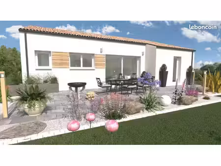 projet de construction d'une maison 3 chambres de 98.54 m² sur un terrain à bâtir de 326 m