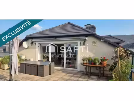 appartement f4 de 153 m² avec terrasse et garage