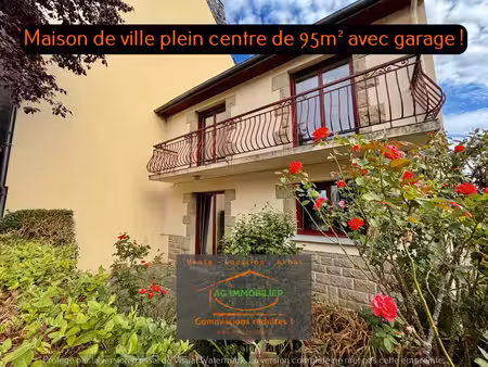 centre  maison de bourg de 95m² + grenier aménageable  garage