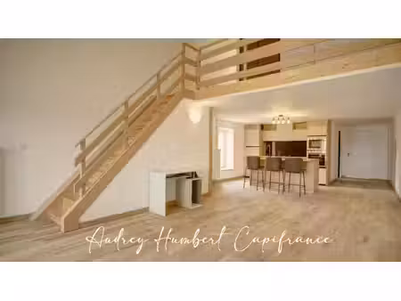 maison rénovée à vendre rezonville-vionville (57) - séjour avec cuisine ouverte - 3 chambr