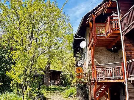 pelvoux - charmante maison de village t4 + t2 - jardin et terras