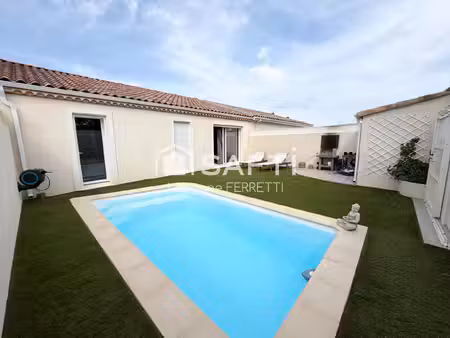maison 90 m² avec piscine sur terrain de 230 m²