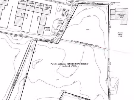 terrain à bâtir avec permis obtenu pour 4 maisons!