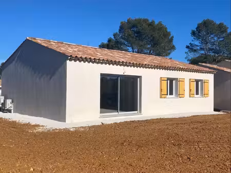 terrain avec maison neuve à vendre