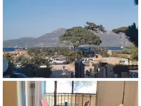 studio climatisé petite vue mer