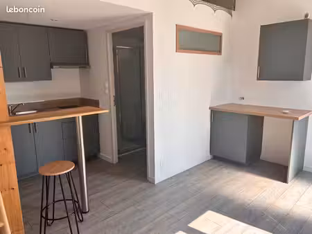 location studio 19m² avec mezzanine