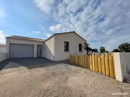 maison meublée 117m² + garage– 3 ch – centre brétignolles sur mer– sept. à juin