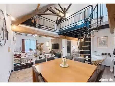 appartement duplex de charme 135 m² (98 m² en loi carrez) - 2 chambres + bureau - esprit m