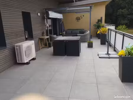 a vendre superbe t4 traversant de 85 m2 avec terrasse de 48 m2