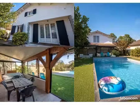 maison familiale entièrement rénovée • 100 m² • 3 chambres • piscine 8x4 neuve • garage • 
