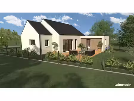projet de construction d'une maison 87 m² avec terrain à saint-aubin-d'aubigne (35)