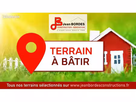terrain à bâtir de 791 m² à luxey (40)