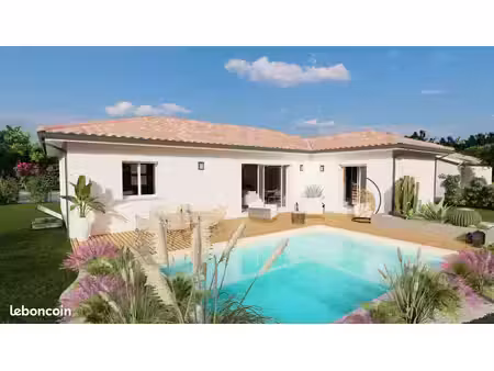 projet de construction d'une maison 115 m² avec terrain à montaut (40)