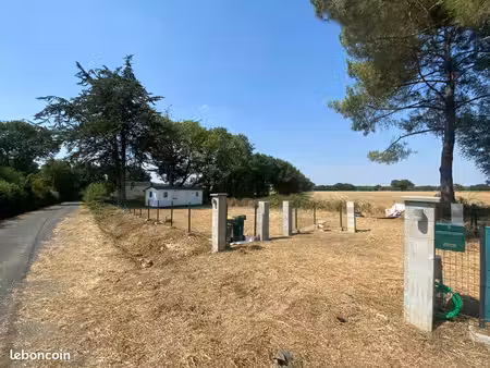 terrain loisir avec mobil home