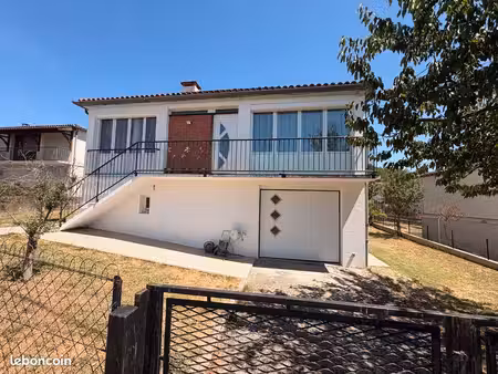 maison 5 chambres – jardin & garage – figeac