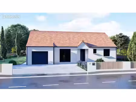 projet de construction d'une maison 86.21 m² avec terrain à aigrefeuille-sur-maine (44)