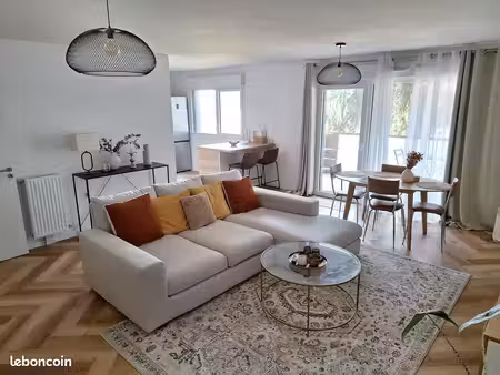 appartement t3 – 75 m² – lanester / lorient – vue sur le scorff
