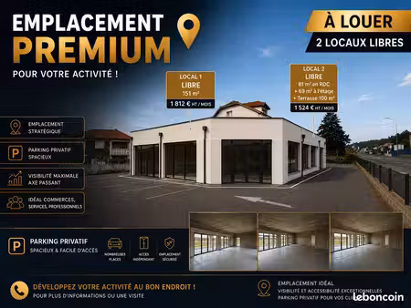 local 151 m² juillan