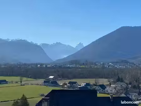magnifique et rare terrain à bâtir superbe exposition sur vallée d'ossau et pyrénées-4193m