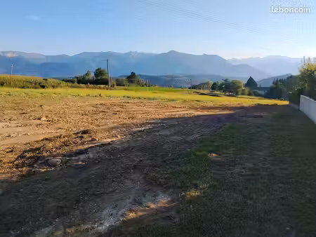 terrain à bâtir 1 450 m² – vue exceptionnelle sur les pyrénées – saint-vincent (64800)