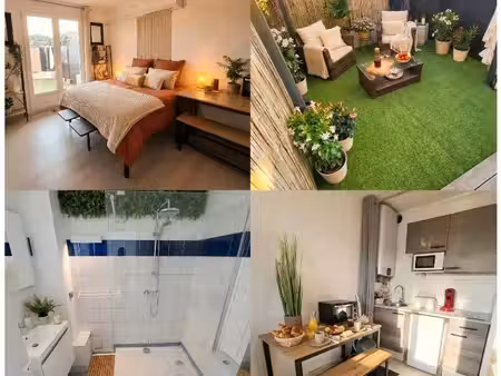 studio bord de mer + jardin