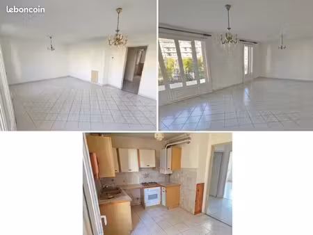 appartement 4 pièces - 2 chambres - cave - 82 m²
